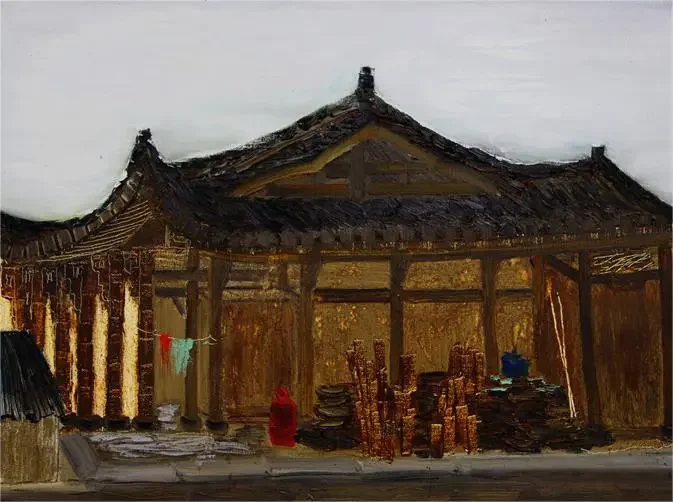 《畲寨之二》作品高清图