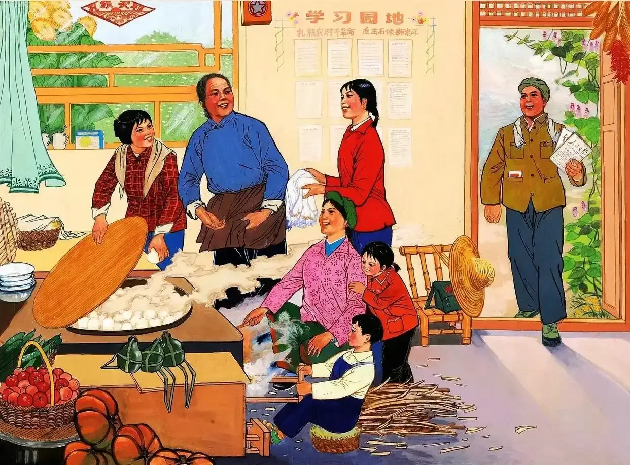 《扎根农村》作品高清图