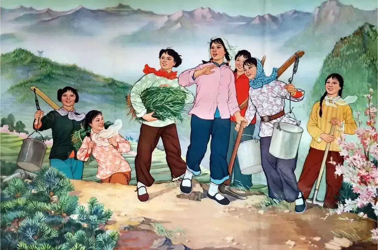 《心红荒山绿》作品高清图