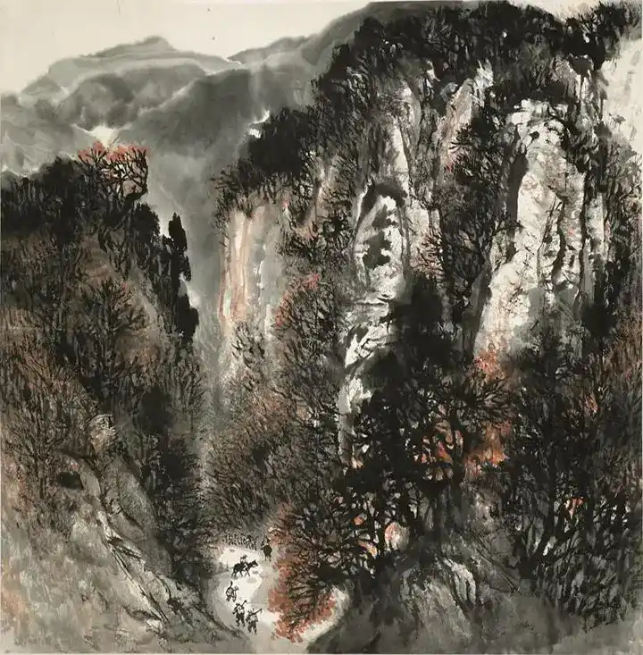 《南泥湾途中》石鲁