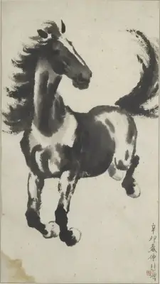 《奔马》徐悲鸿