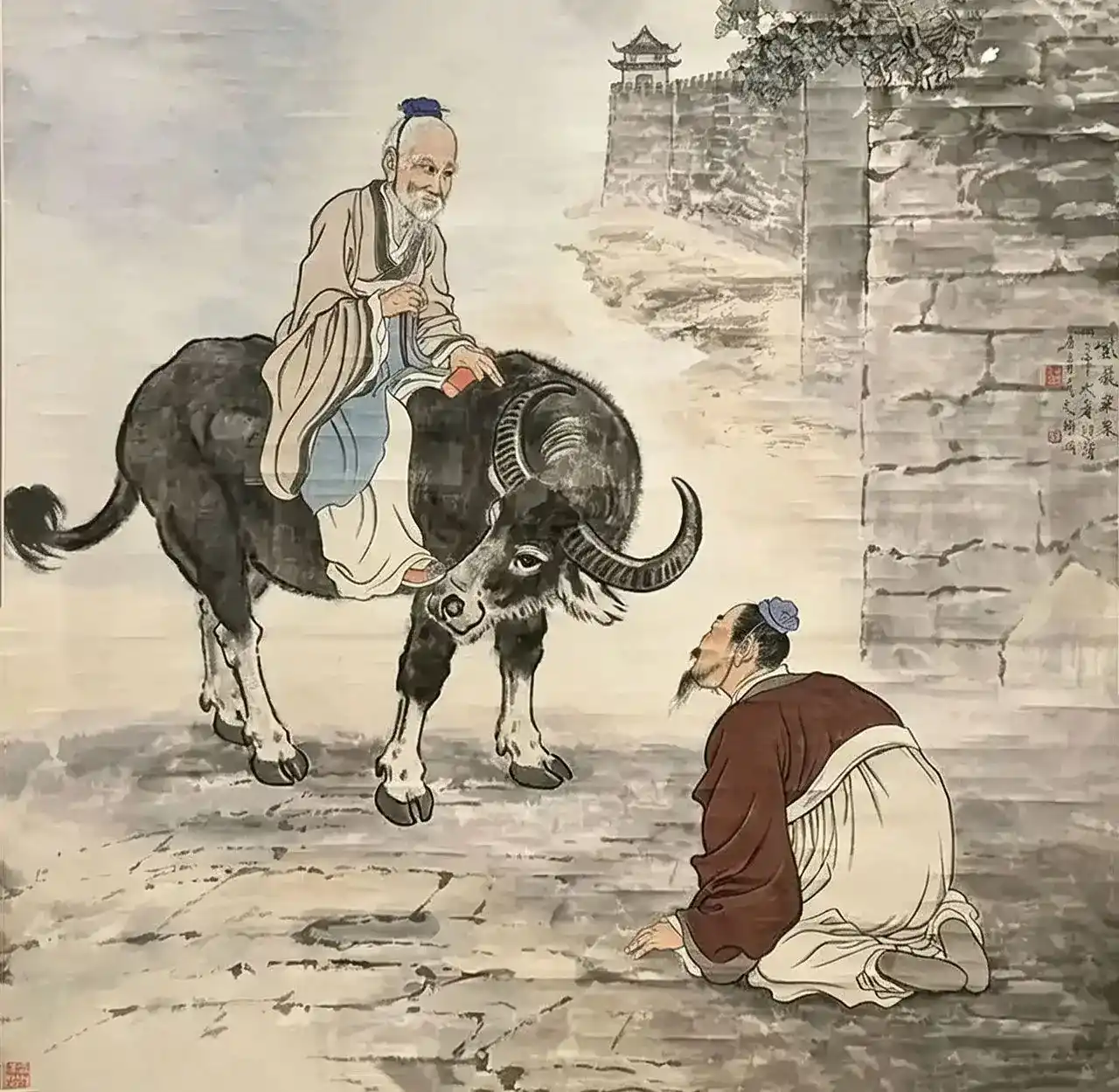 《紫气东来》徐悲鸿