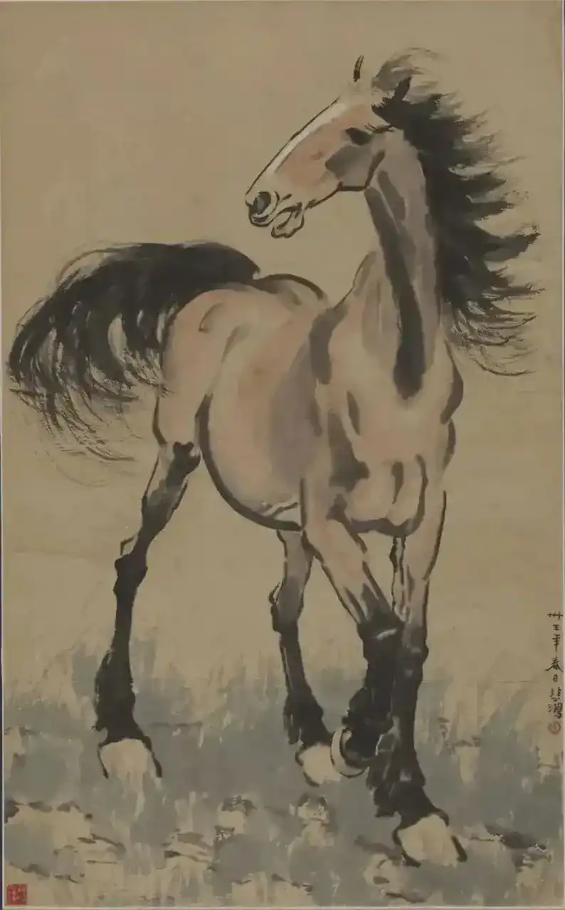 《马》徐悲鸿