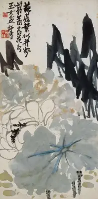 《荷》陈师曾