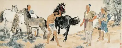 《九方皋》徐悲鸿