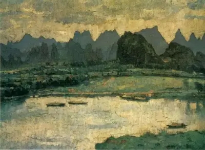 《桂林山水》徐悲鸿