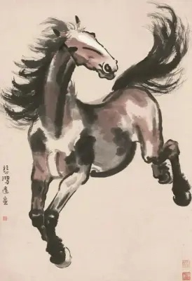 《奔马图》徐悲鸿