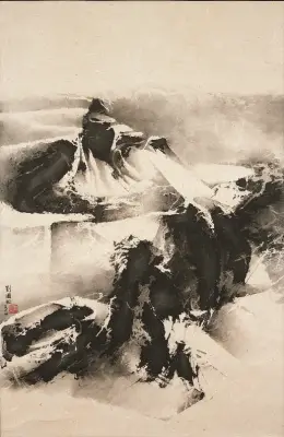 《寒山雪霁》
