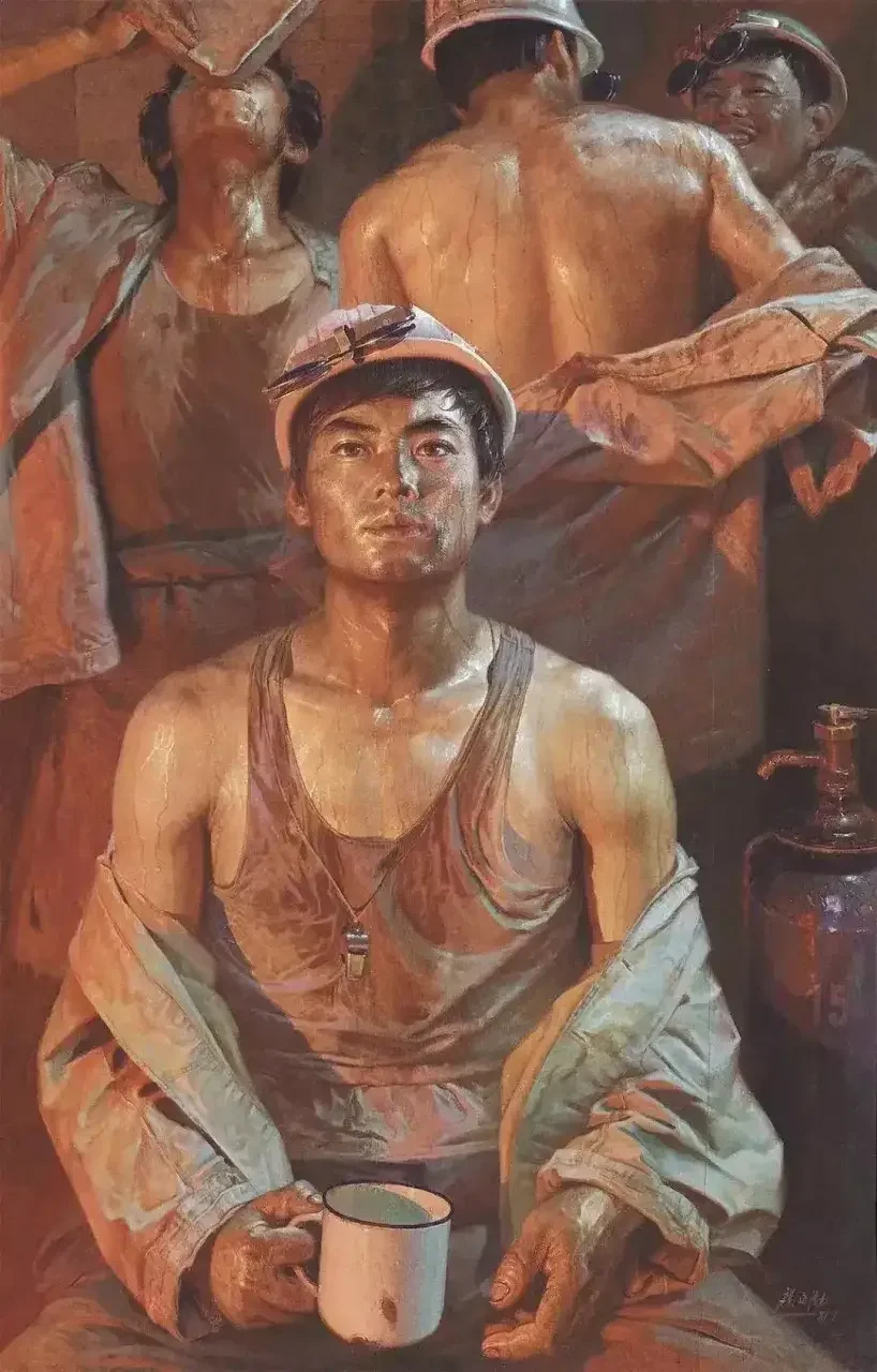 《钢水·汗水》作品高清图