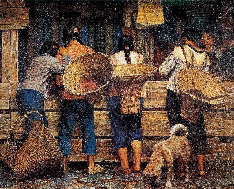 《山村小店》作品高清图