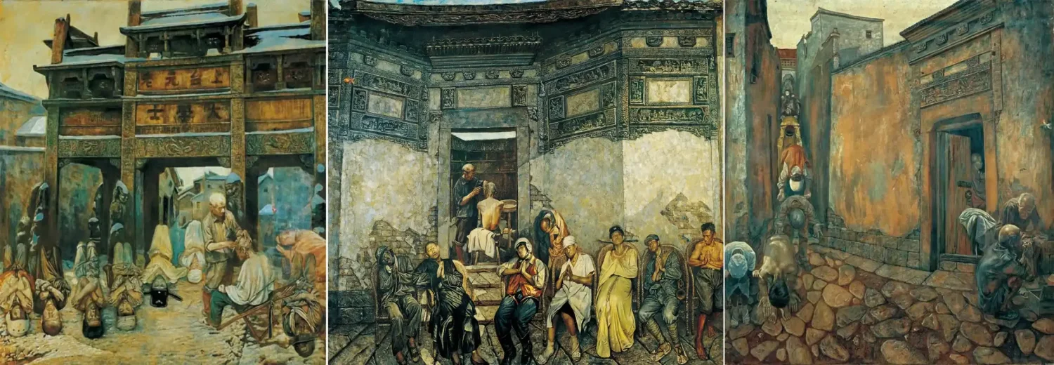 《理发已经一个小时了》作品高清图