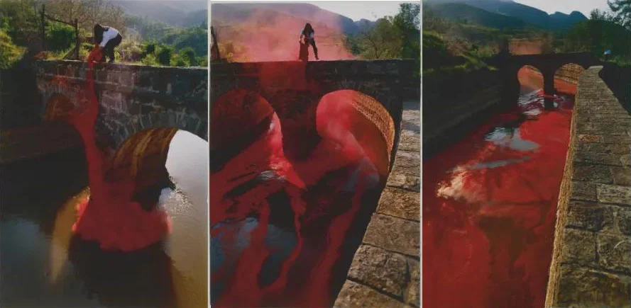 《抗洪·红旗渠》作品高清图