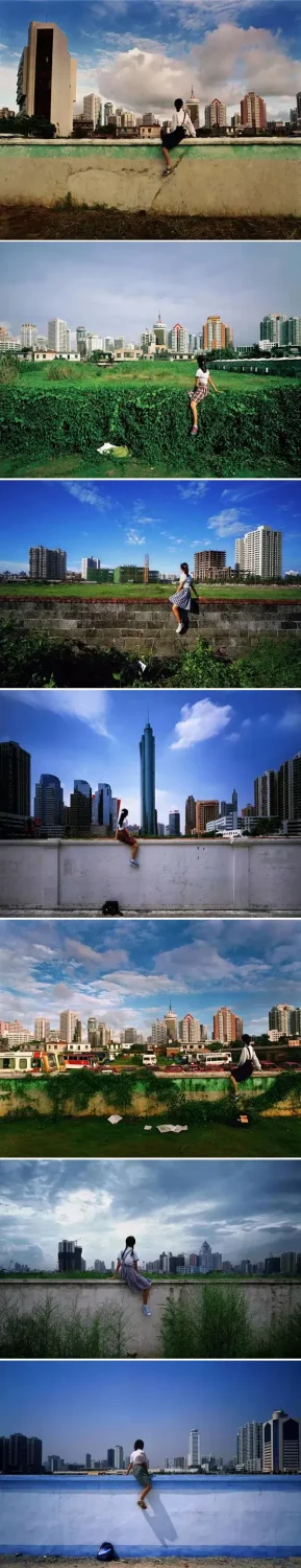 《骑墙（系列）》作品高清图